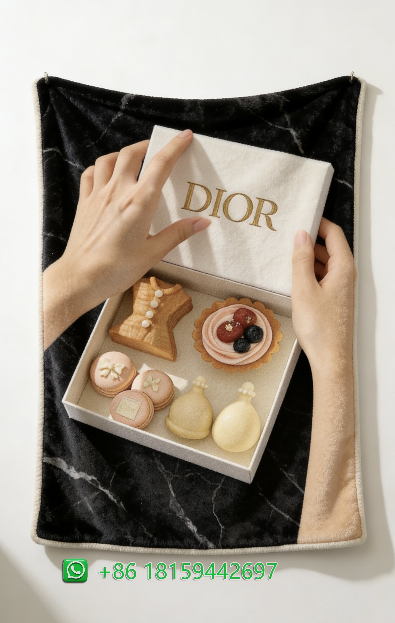 Dior Throw Blankets